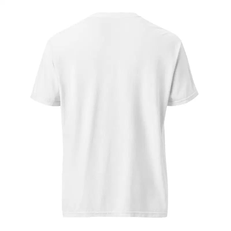 Plain white short sleeve heavyweight t-shirt featuring Zombie Cinema design